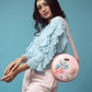 Peachy Crane Paradise Orbit Sling bag