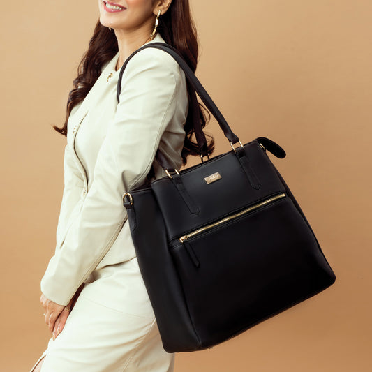 Charcoal Chic Aspire Tote bag