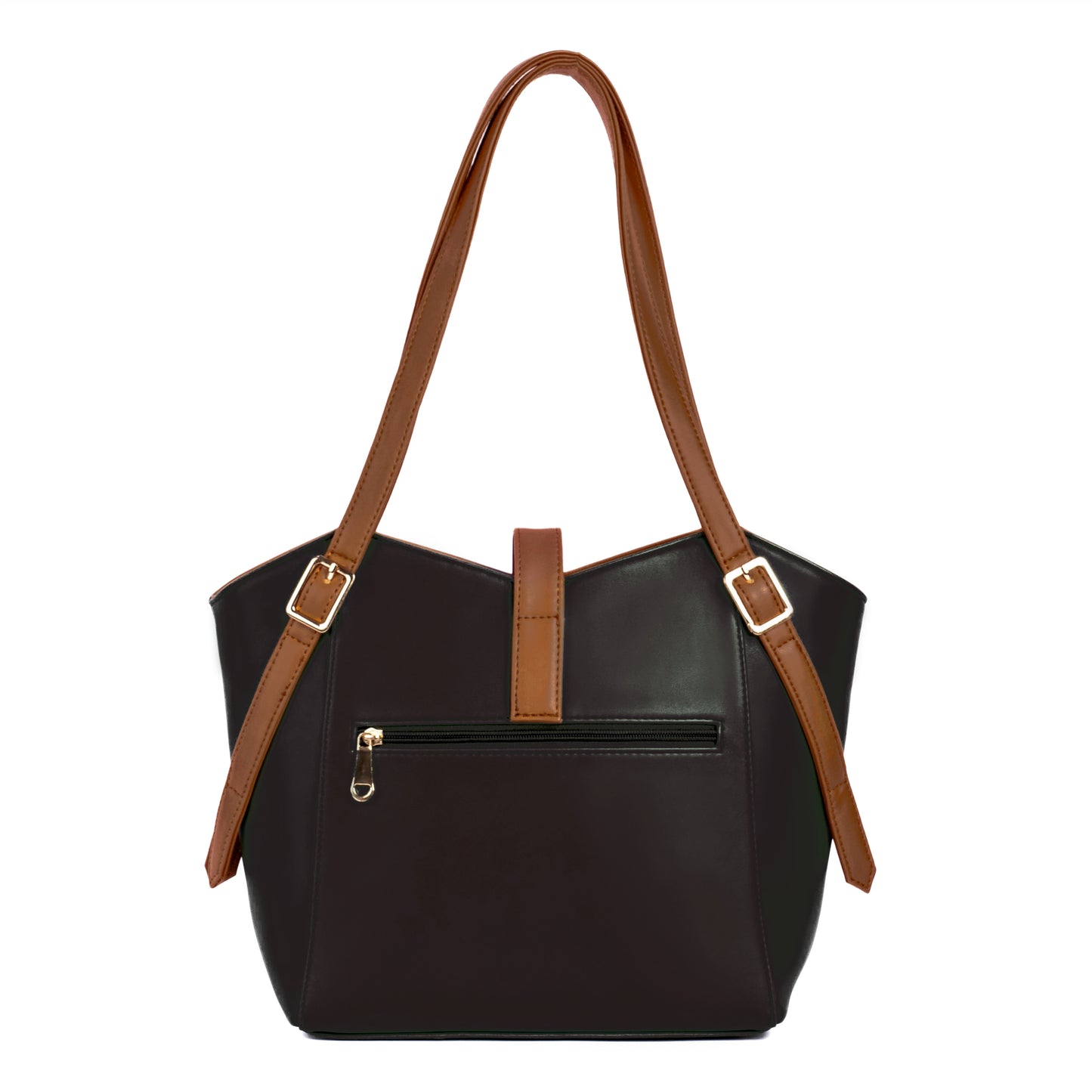 Charcoal Caramel Elara Tote bag