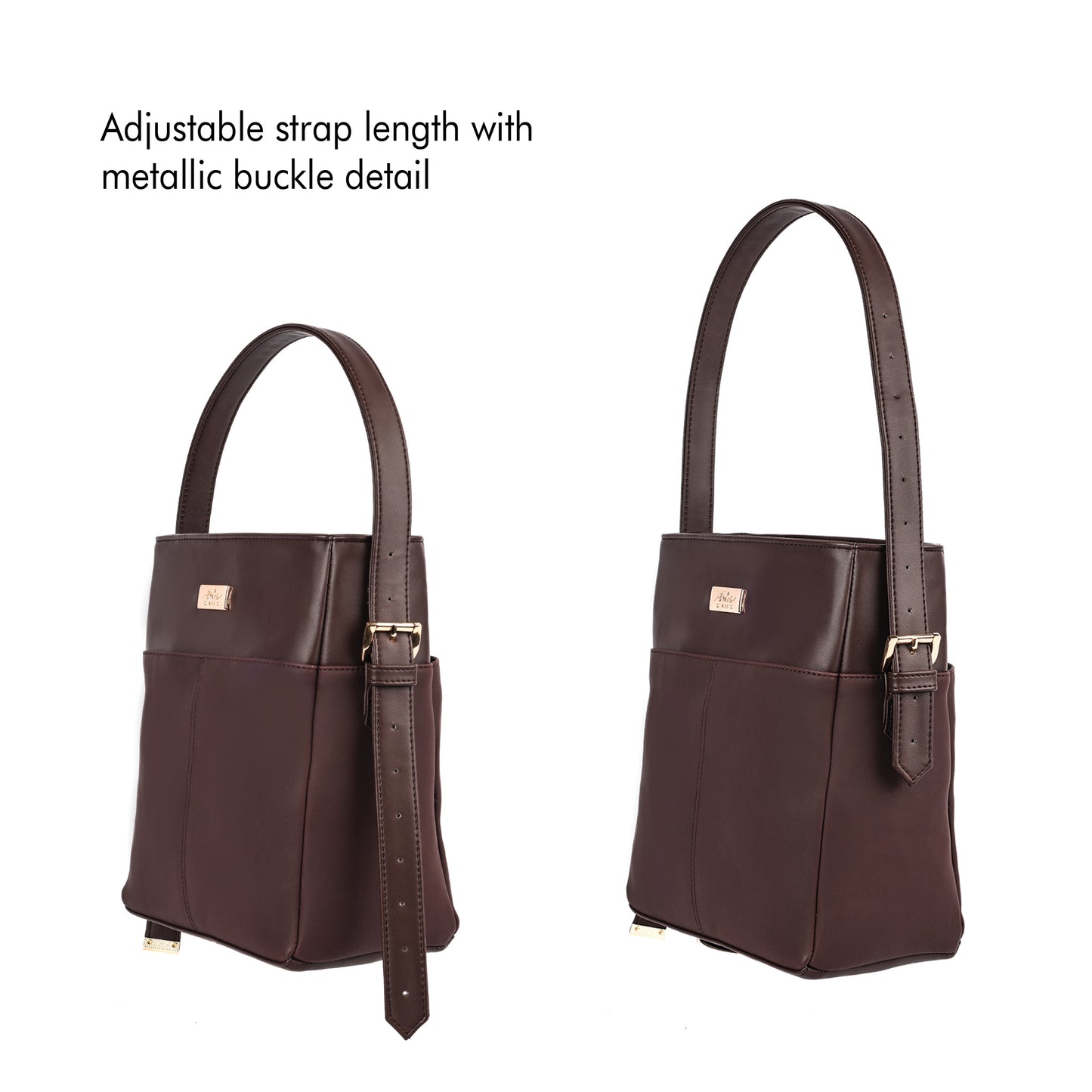 Mahogany Mystique Bucket Bag/Shoulder bag