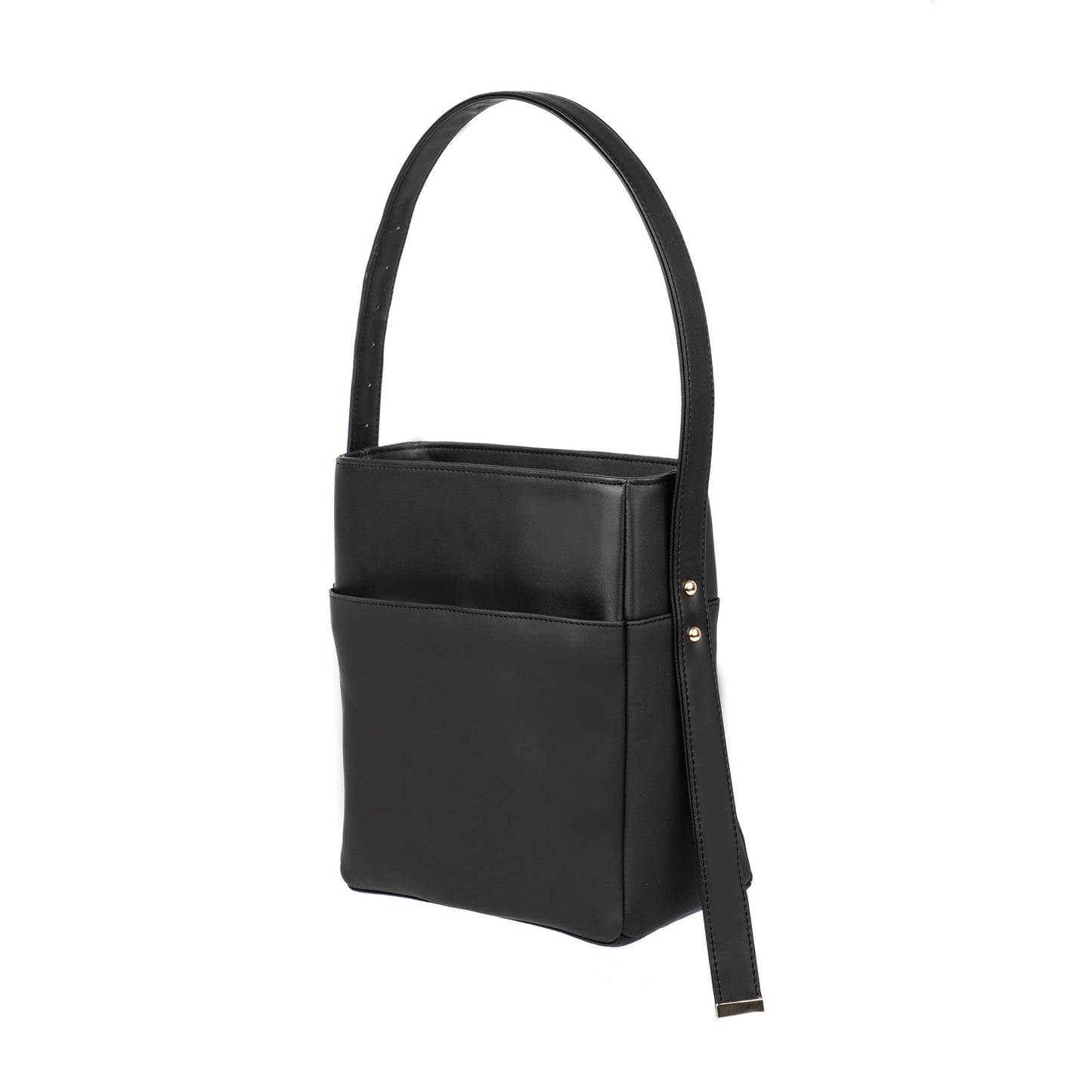 Charcoal Chic Bucket Bag/Shoulder bag