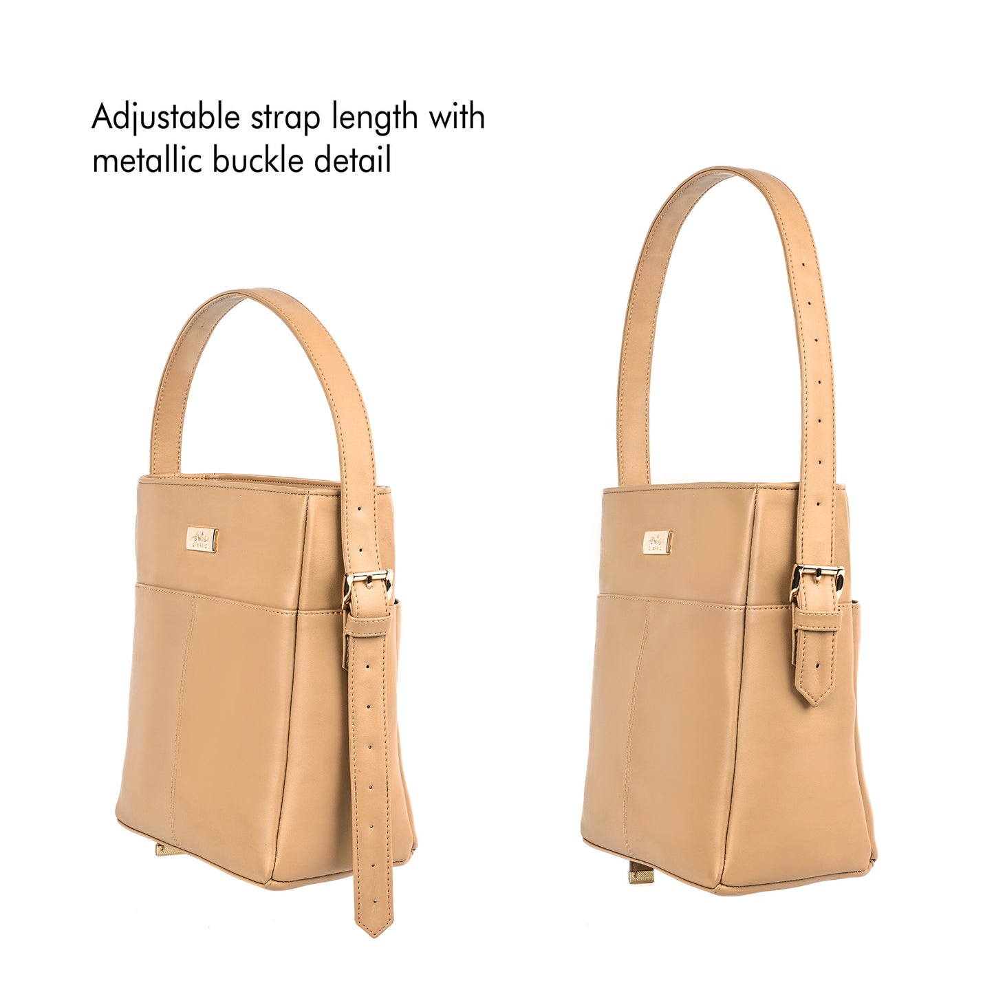 Timeless Taupe Bucket Bag/Shoulder bag