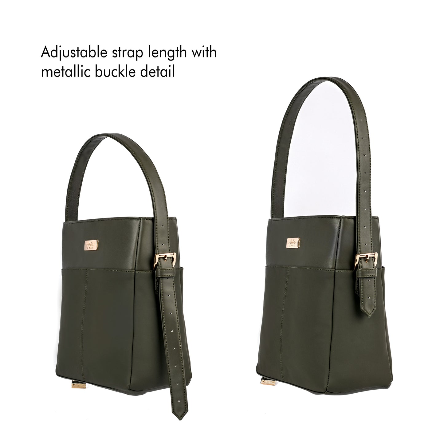 Olive Opulence Bucket Bag/Shoulder bag