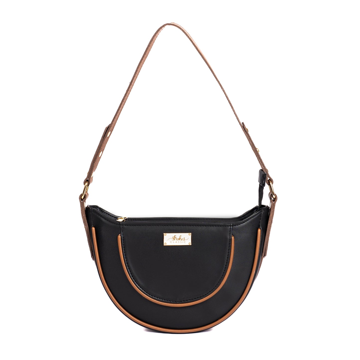 Charcoal Caramel Hobo/Shoulder Bag