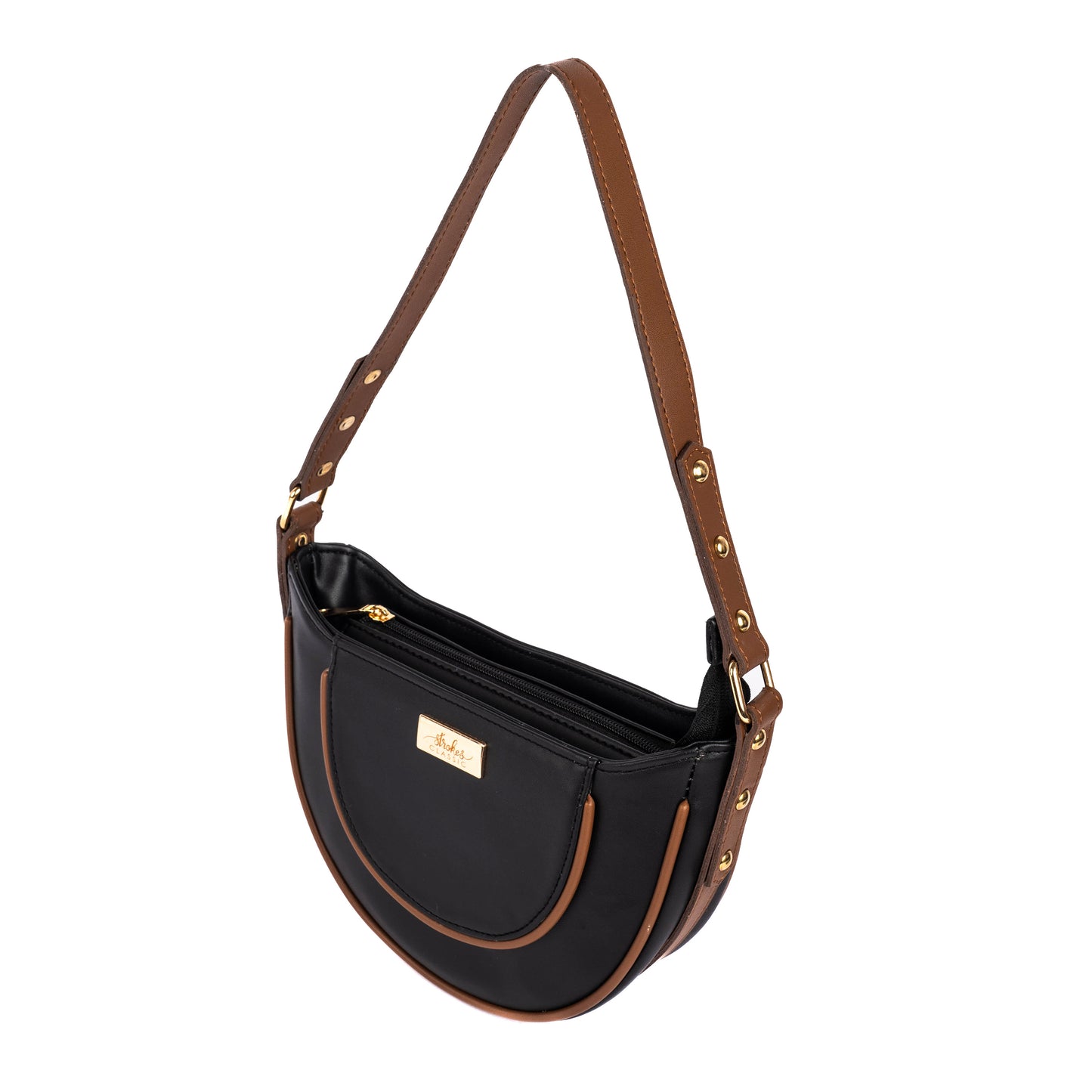 Charcoal Caramel Hobo/Shoulder Bag