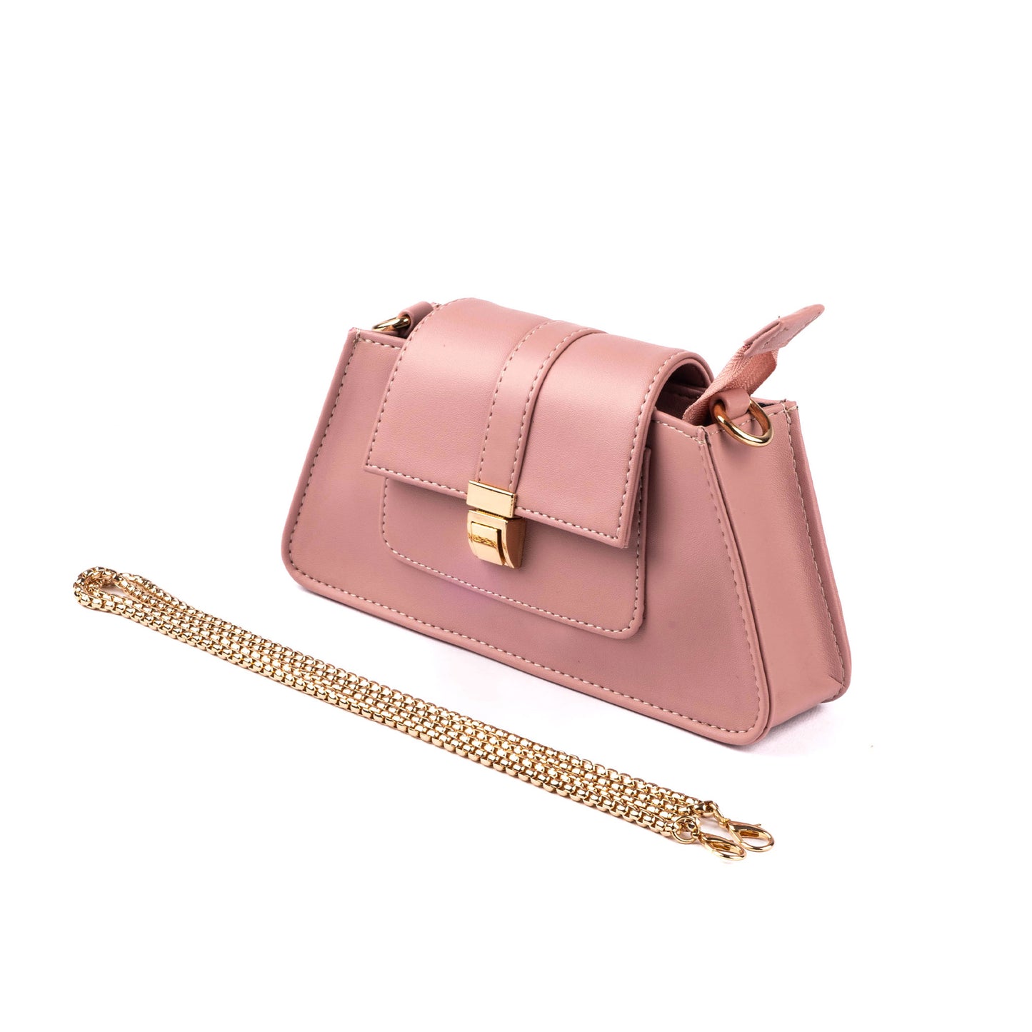 Rose Quartz Mini Baguette Bag