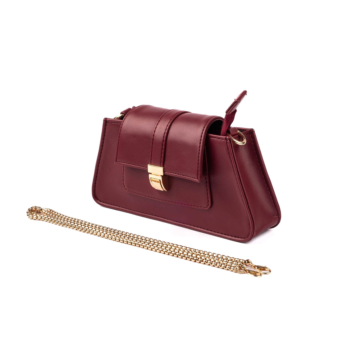 Crimson Crush Mini Baguette Bag