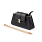 Charcoal Chic Mini Baguette Bag