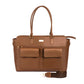 Mocha Elegance Oversized Tote bag for 17" laptop