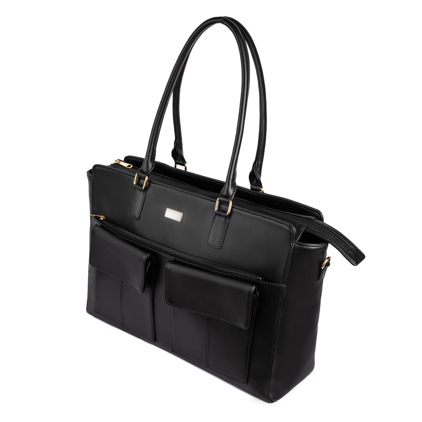 Charcoal Chic Oversized Tote bag for 17" laptop