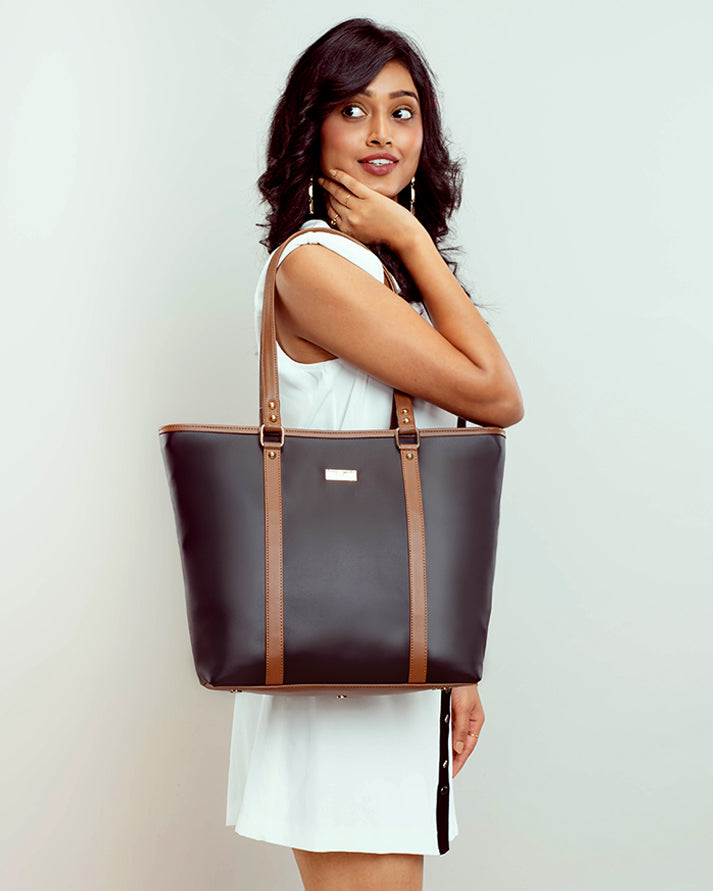 Charcoal Caramel Tote bag