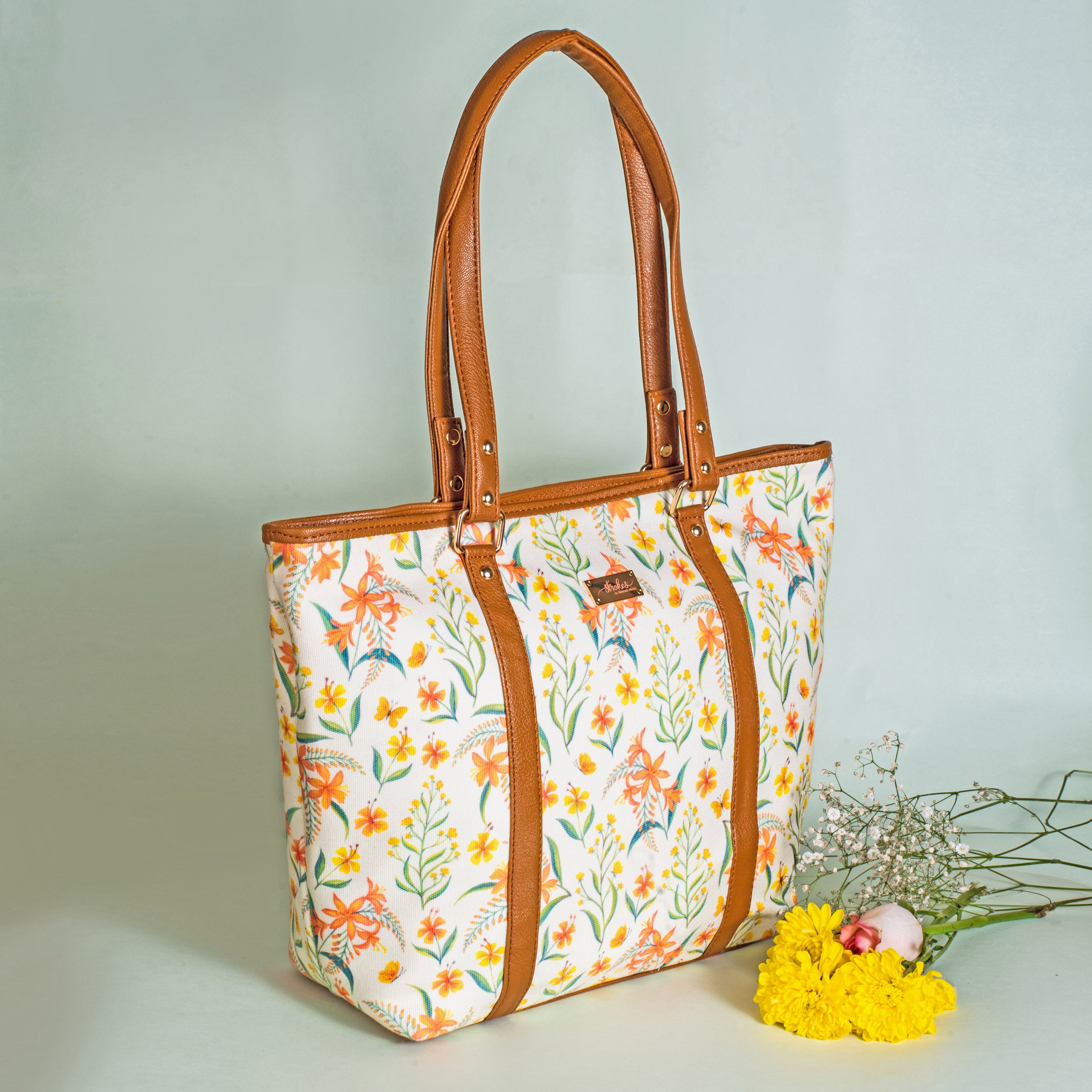 Summer Blossoms Tote Bag – Strokes by Namrata Mehta